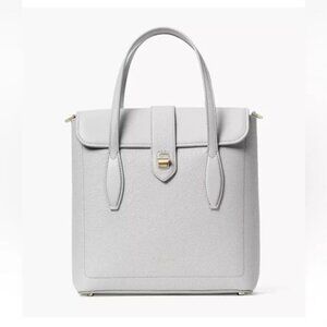 Kate Spade Essential Medium North South Tote in Pebble Leather in Luna
